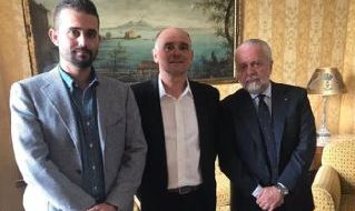 Loris Beoni nuovo allenatore Primavera Napoli con Aurelio De Laurentiis