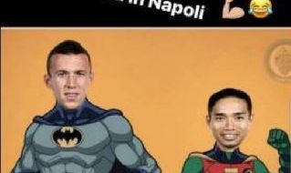 Perisic e Nagatomo, l'Inter è arrivato a Napoli