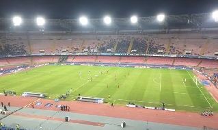 Stadio San Paolo in Champions League con pochissimi spettatori