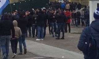 Gli scontri alla Dacia Arena