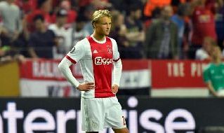 Kasper Dolberg, attaccante danese dell'Ajax