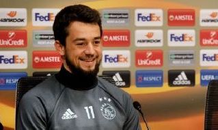 Amin Younes in conferenza stampa