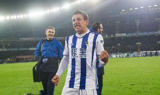 Oyarzabal con la maglia della Real Societad