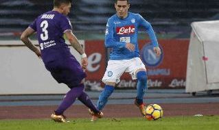 Callejon in azione contro la Fiorentina