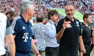 Carlo Ancelotti e Maurizio Sarri, ai tempi di Bayern Monaco e SSC Napoli