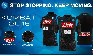 Kombat 2019, la seconda maglia della SSC Napoli
