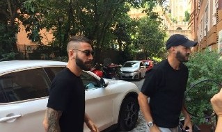 Tonelli arriva nella sede della Sampdoria