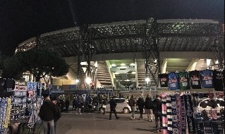 L'esterno dello stadio San Paolo