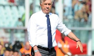 Carlo Ancelotti alla guida del Napoli