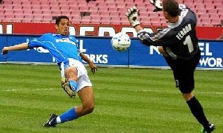 Amauri con la maglia del Napoli