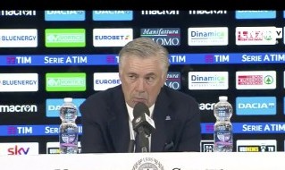 Ancelotti in conferenza stampa post Udinese-Napoli