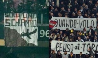 Striscioni Juventus Superga