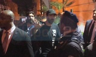 Gianluigi Buffon arriva all'Hotel Caracciolo