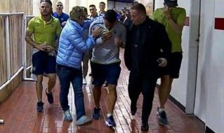 Tevez in lacrime