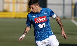Gianluca Gaetano, attaccante del Napoli