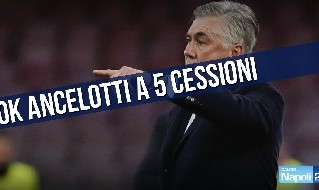 Carlo Ancelotti, allenatore della SSC Napoli