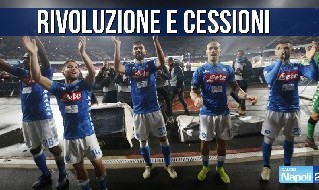 Dries Mertens, Raul Albiol e Marek Hamsik in SSC Napoli - SPAL
