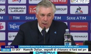 Carlo Ancelotti, allenatore del Napoli