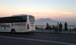 Arrivo Juve a Napoli