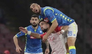 Maksimovic con la maglia del Napoli