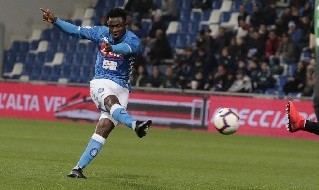 Amadou Diawara, centrocampista guineano del Napoli