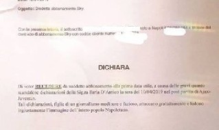 ilaria disdetta sky