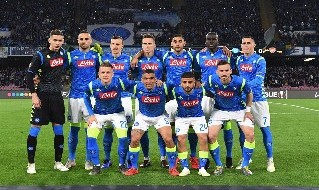 Napoli-Arsenal, squadra schierata. Foto: SSC Napoli
