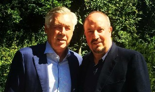 Carlo Ancelotti e Rafa Benitez