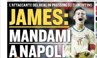 James Rodriguez: "Mandami al Napoli"