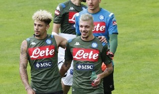 Gianluca Gaetano, attaccante della SSC Napoli