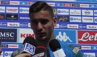 Alex Meret, portiere della SSC Napoli, a CalcioNapoli24