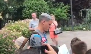 Josè Callejon a Dimaro
