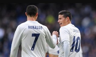 James Rodriguez e Cristiano Ronaldo