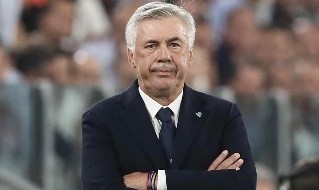 Carlo Ancelotti in Juventus-Napoli