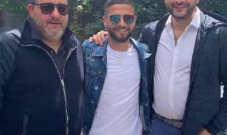Lorenzo Insigne e Mino Raiola
