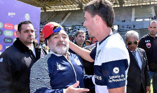 Josè Paradela e Diego Armando Maradona