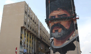 Jorit, murale Maradona