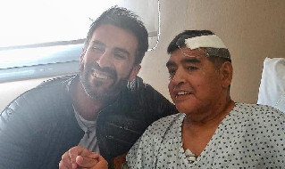 Maradona in Ospedale