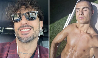 Fabrizio Corona e Cristiano Ronaldo