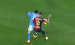 Mario Rui-Scamacca, Genoa-Napoli