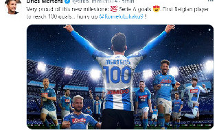 Mertens 100 gol Serie A