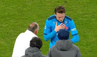 Zielinski pagelle Napoli Roma