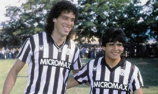 Walter Casagrande e Hugo Maradona