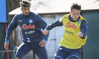 Allenamento Napoli
