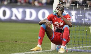 Infortunio Osimhen Napoli Fiorentina