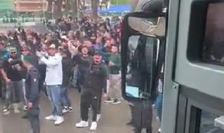 Tifosi Empoli Napoli accoglienza