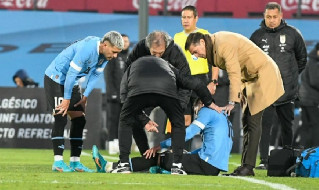 Infortunio Mathias Olivera tempi di recupero