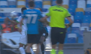 moviola napoli sassuolo rigore