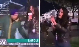 Giornalista molestata