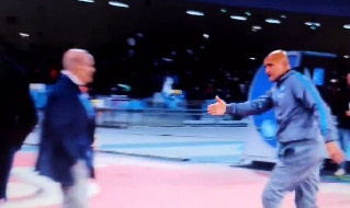 Saluto Spalletti-Allegri